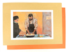 Cargar imagen en el visor de la galería, Postal solidaria "Taller de cocina" Abrazo Cultural